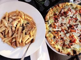 Pasta and pizza